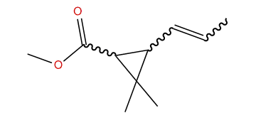 Norchrysanthemic acid methyl ester